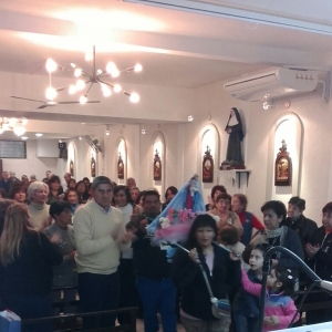 Procesión de nuestra Madre en el Hospital del Niño Jesús de Tucumán