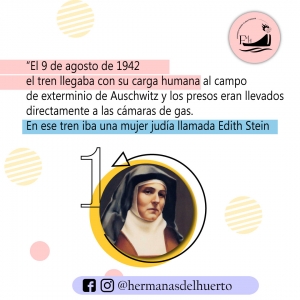 9 DE AGOSTO: SANTA TERESA BENEDICTA DE LA CRUZ.  EDITH STEIN. MÁRTIR Y RELIGIOSA  FIESTA