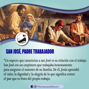 1º de mayo: DÍA DEL TRABAJO  SAN JOSÉ OBRERO