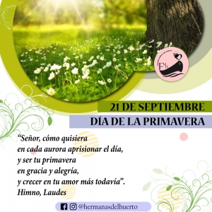 21 DE SEPTIEMBRE: DÍA DE LA PRIMAVERA