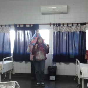 Procesión de nuestra Madre en el Hospital del Niño Jesús de Tucumán