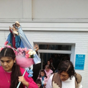 Procesión de nuestra Madre en el Hospital del Niño Jesús de Tucumán