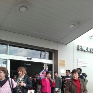 Procesión de nuestra Madre en el Hospital del Niño Jesús de Tucumán