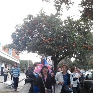 Procesión de nuestra Madre en el Hospital del Niño Jesús de Tucumán